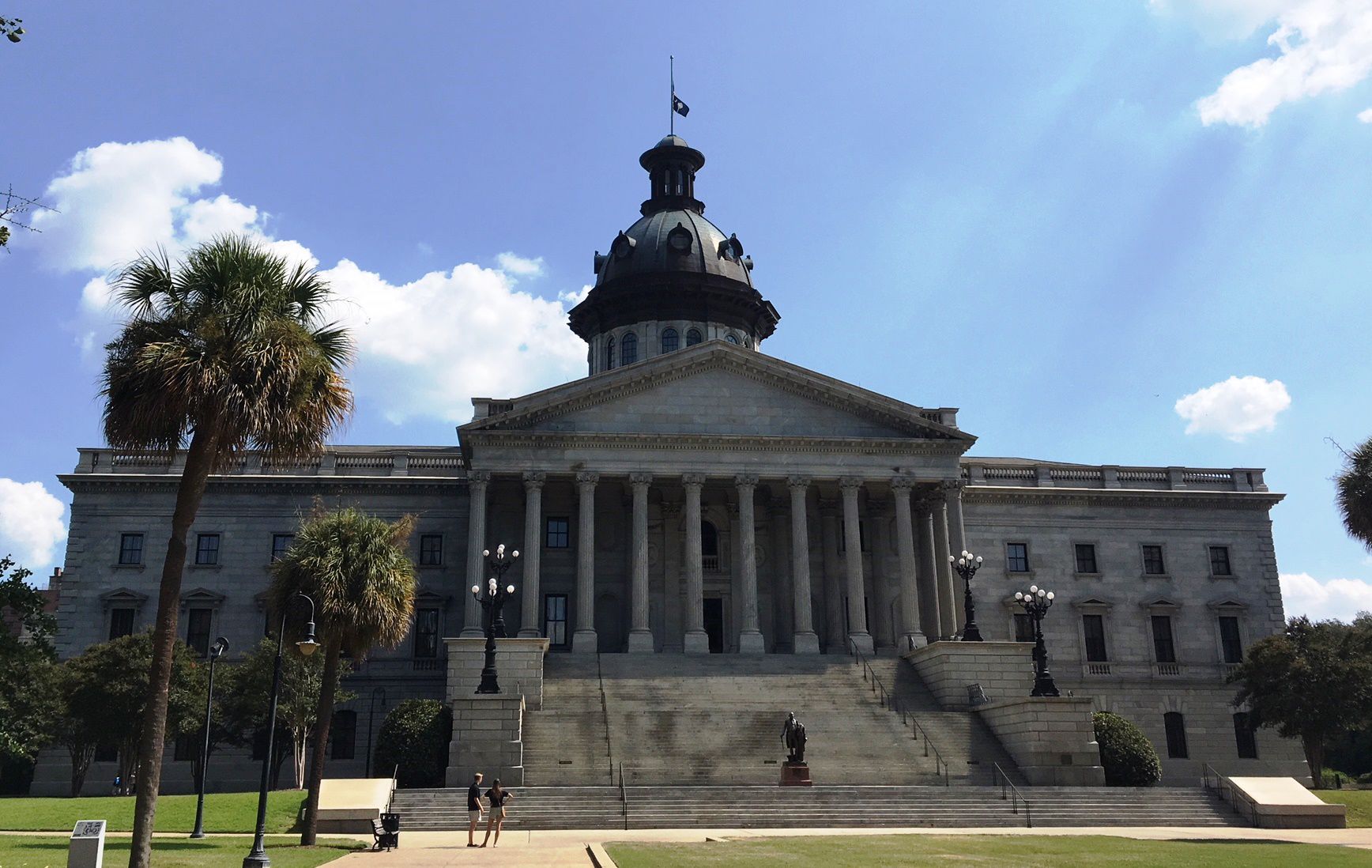 Flag at half-staff for McCain at Statehouse